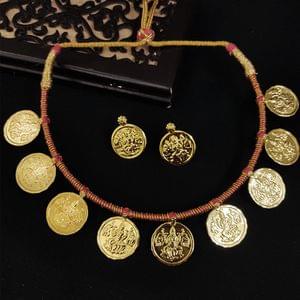 Thushi Laxmi Coin Padmini Pattern Online