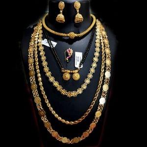 Gauri/Mahalaxmi Jewellery Combo Set Online