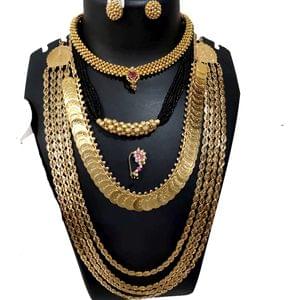 Gauri Ganpati Jewellery Combo Set