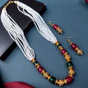 Mala In Multicolor Beads / Pearl Mala