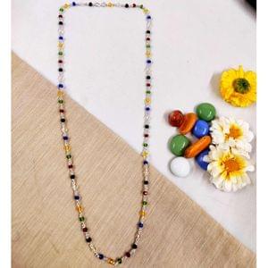 One String Multi Colour Beads Long Mala
