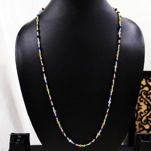 One String Multi Colour Beads Long Mala