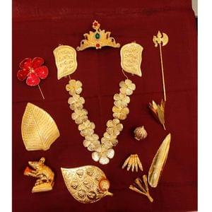Buy Online Ganesh Jewellery Combo Set for Ganpati Murti