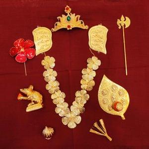 Online Ganesh Jewellery Combo Set For Ganesh Festival