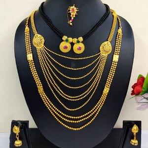 Gauri Accessories In Golden Tone