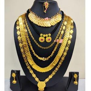 Gauri Artificial Golden Jewellery Combo