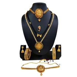 Gauri Festive Temple Jewellery Combo Set
