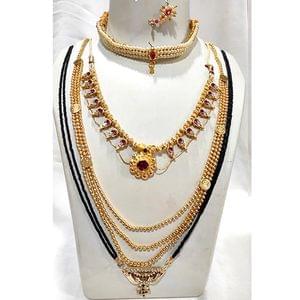 Laxmi Gauri Ganesh Accessories Combo Set Online