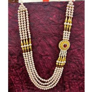 Dulha/ Groom Necklace Multicolour Stones