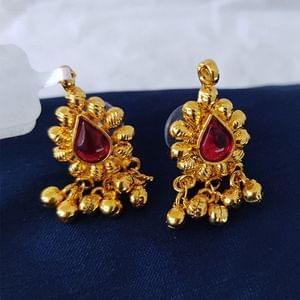 Traditional Maharashtrian Earrings Ghungroo Decorated