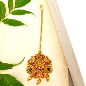 Temple Bindi- Laxmi Designed Bindi/Maang Tikka