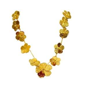 Hibiscus/ Jaswand Haar for Ganapati Traditional Necklace