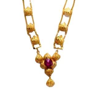 Modak Haar in Gold Forming For Ganapati