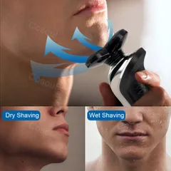 Shaver For Men Electric Shaver Powerful Beard Shaving Machine Electric Razor Rechargeable Waterproof Wholedropshipping