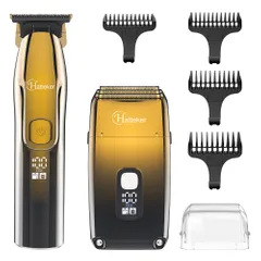 Men Hair Clipper Rechargeable Electric Shaver For Men Body Hair Trimmer Hair Cutting Machine 2 Set