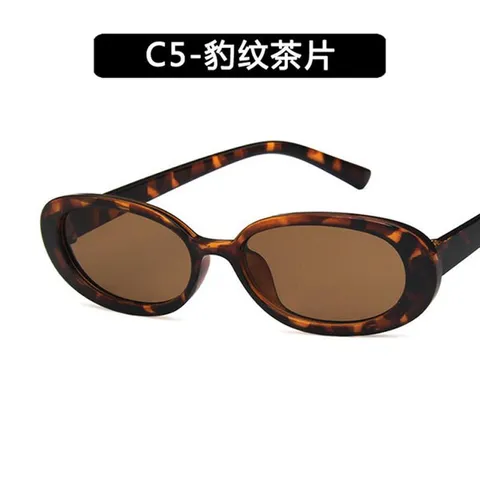 Full Frame Non-Polarized Oval Shape Sunglasses for Women and Men
