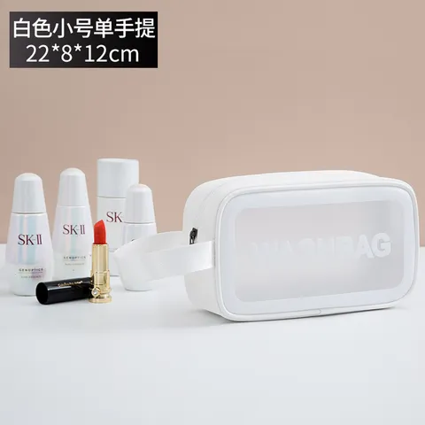 Women Zipper Makeup Beauty Bags Transparent Make Up Organizer Storage Bath Toiletry Wash Bag Travel Waterproof Cosmetic Bag
