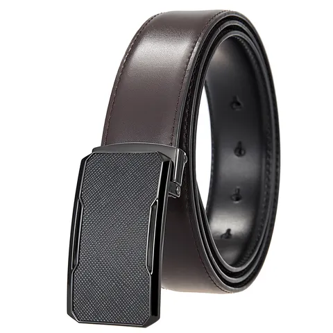 Belt casual belt two-layer leather belt perforated belt